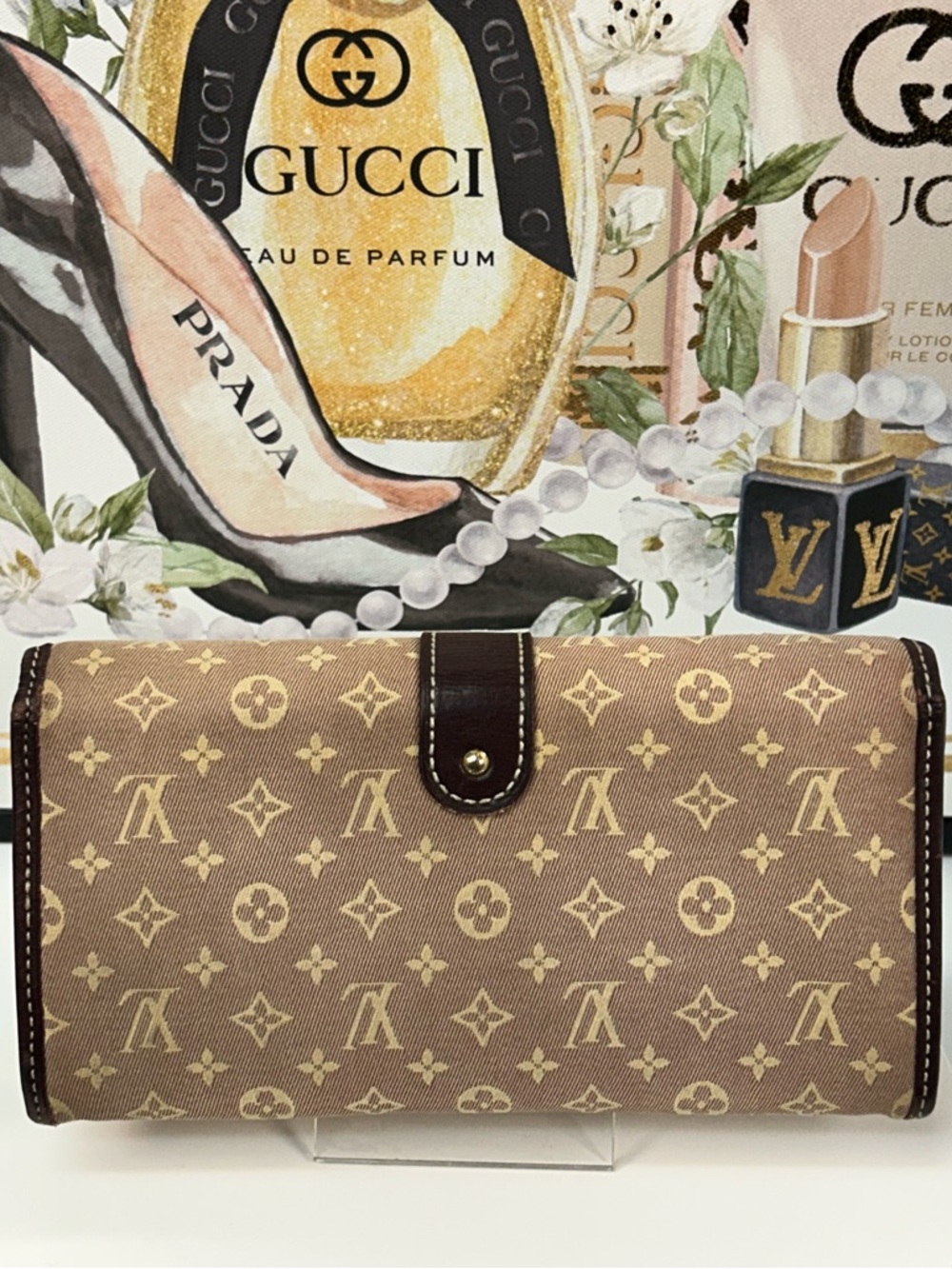 Louis Vuitton Monogram Idylle Portefeiulle Sarah Wallet 😍 - Picture 5 of 17